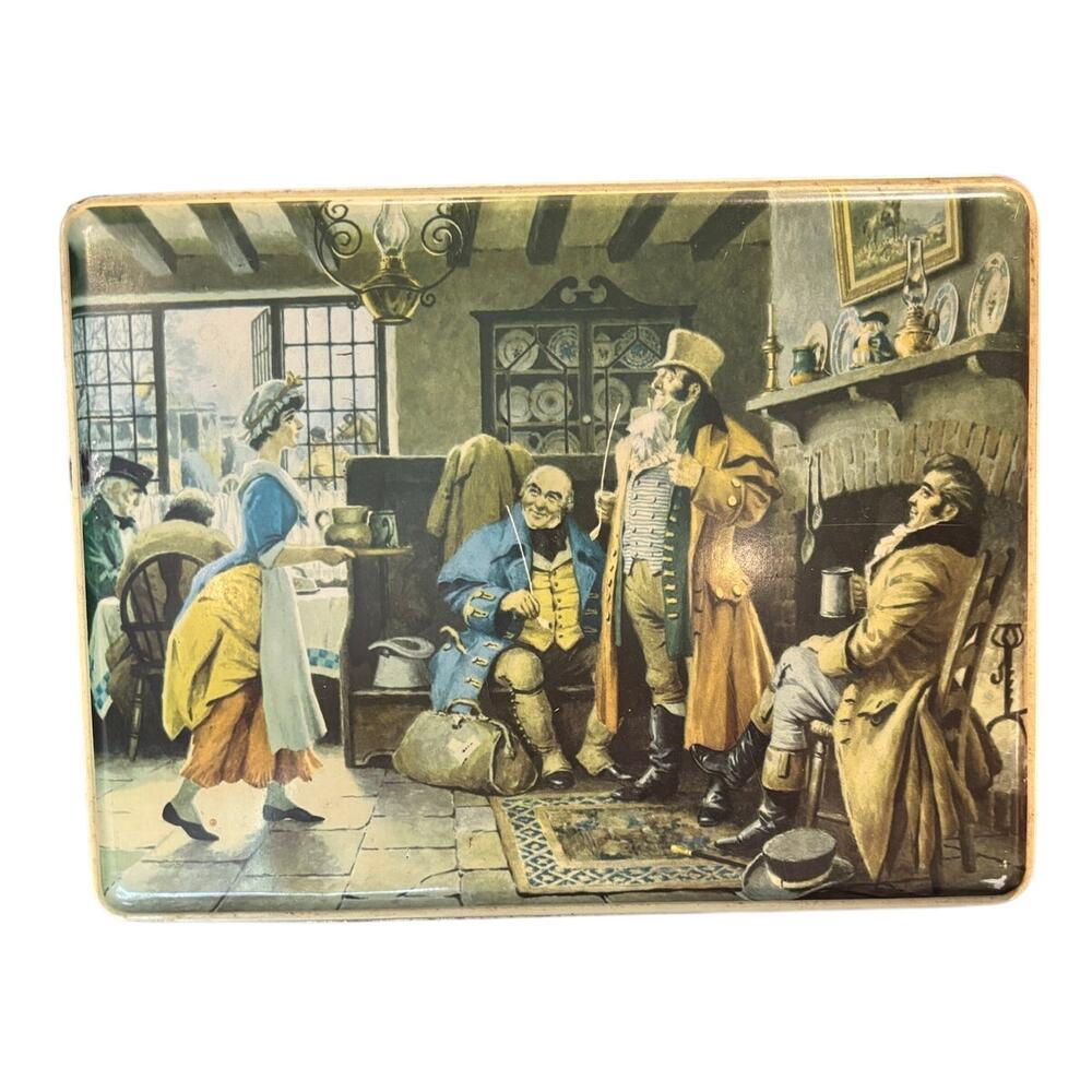 VTG Riley's Toffee Candy Tin Halifax England Riley Brothers Made in England